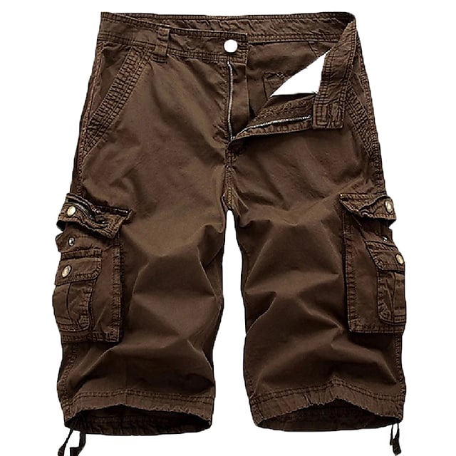 Men’s Cotton Cargo Shorts – Multi-Pocket Casual Summer Shorts