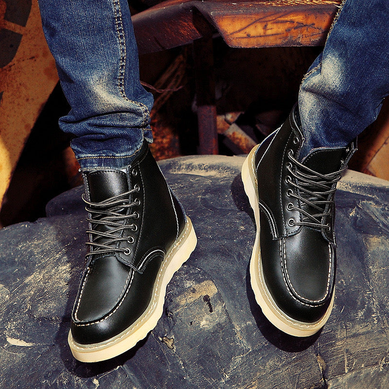 Men's Handmade Waterproof Martin Boots