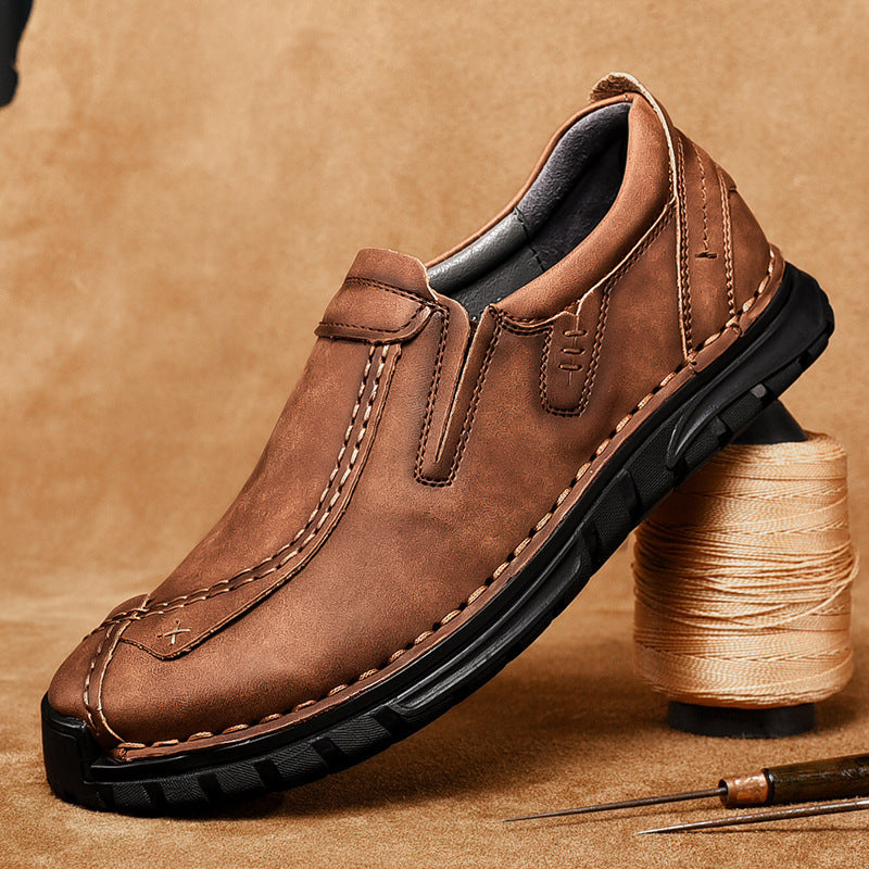 Men Loafers Casual Leather Shoes