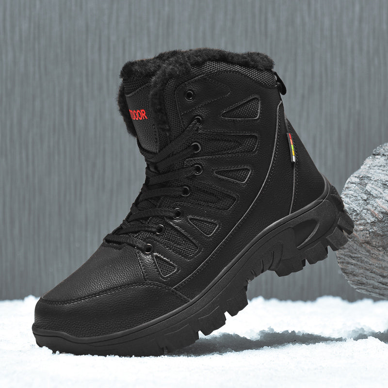 Men Combat Boots Waterproof Non-Slip Hiking Boots Anti-Puncture Anti-Sprain Work Boots