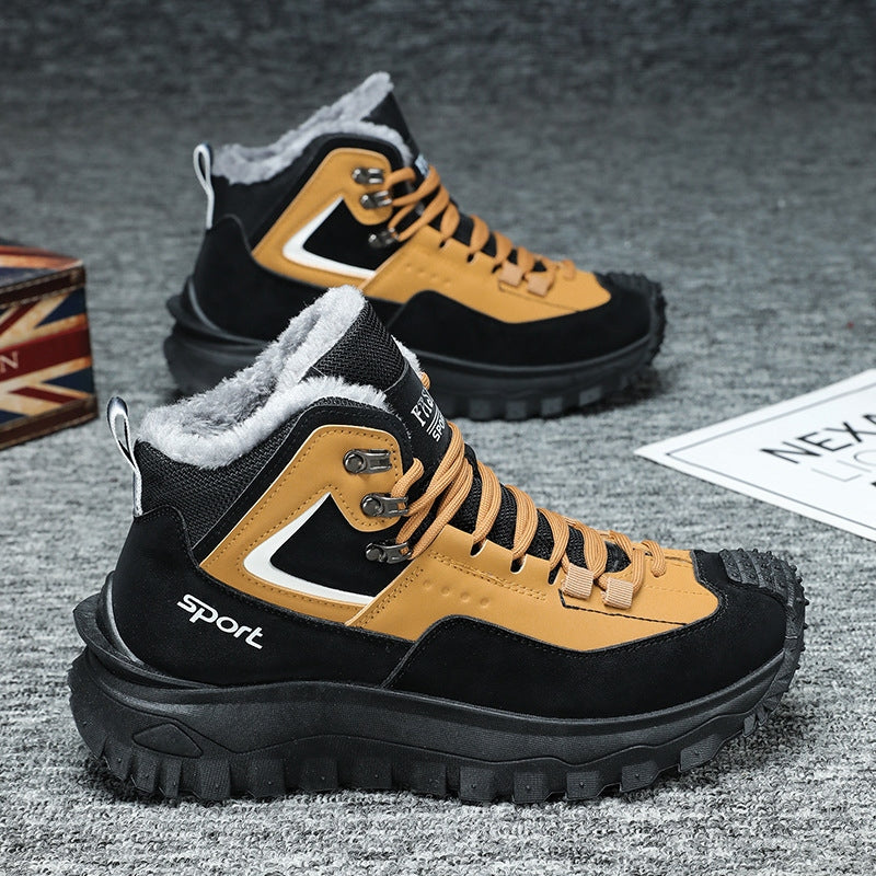 Men's Outdoor Hiking Boots - Waterproof, Non-Slip, Puncture-Proof And Smash-Proof; Correct Arch Support And Wide Toe - Suitable For Daily Wear And Outdoor Adventures
