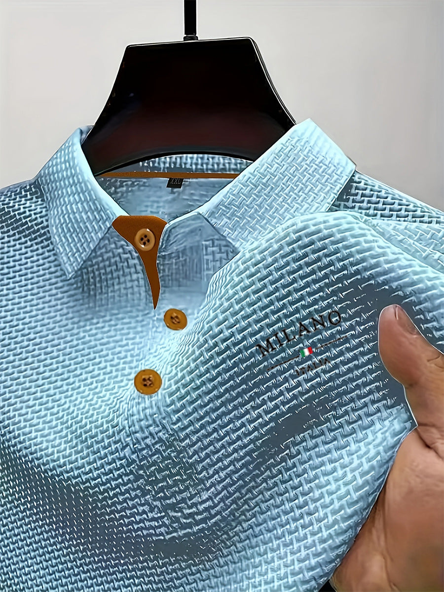 Men’s Smart Casual Polo Shirt for Work & Weekend