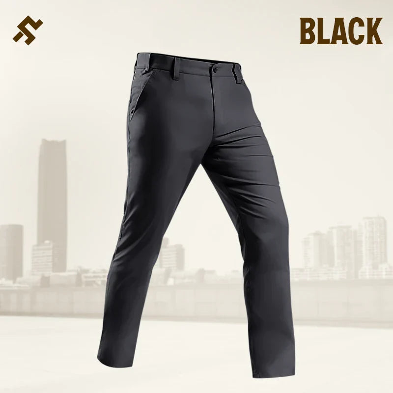 GlideActive - Men's Active Khaki Pants With Expandable Waistband