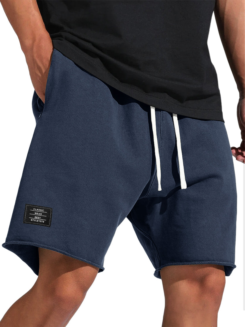 Men's Sports Casual Pocket Shorts Logo Shorts