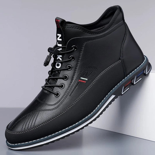 Men’s Classic Leather Business & Casual Shoes – Comfortable Everyday Wear