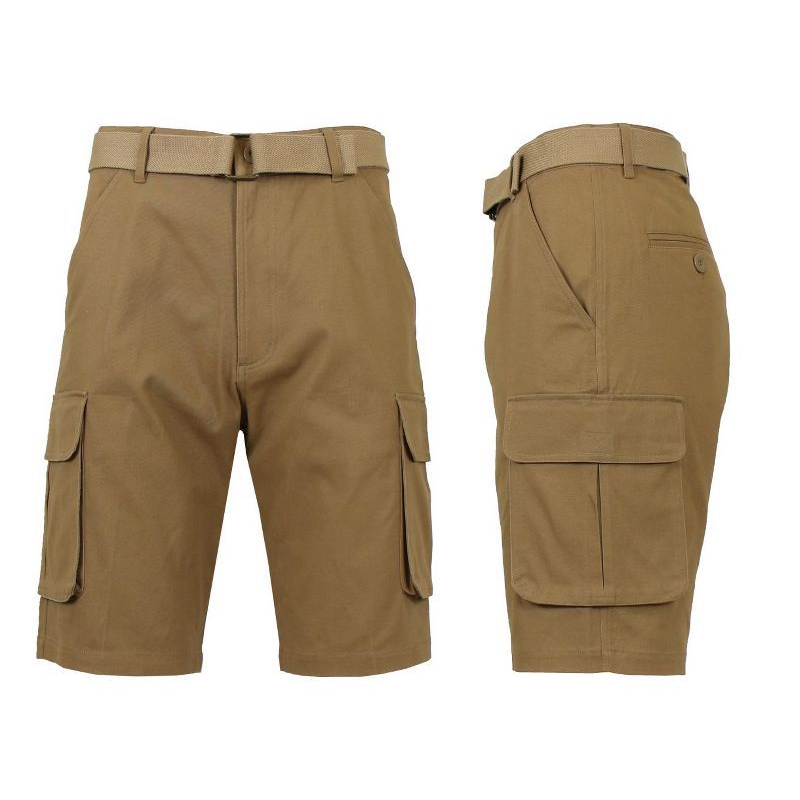 Men’s Tactical Cargo Shorts – Quick-Dry Multi-Pocket Utility Shorts( With Belt )